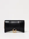 Balenciaga Hourglass Wallet On Chain Smallleathergoods In Black