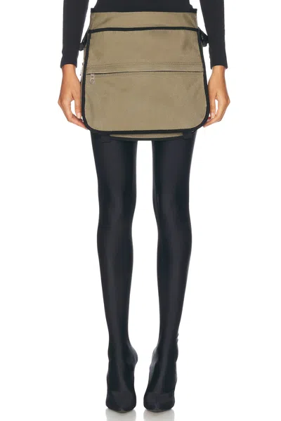 Balenciaga Green Bag Mini Skirt | ModeSens
