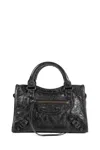 Balenciaga Le City Mini Tote Bag Black Women In Black