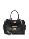 Balenciaga Bel Air Mini Leather Tote Bag In 黑色