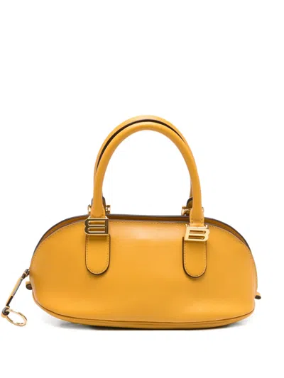 Balenciaga Mini Bolero Bowl Top-handle Tote Bag In Yellow