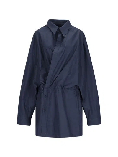BALENCIAGA MINI CHEMISIER DRESS