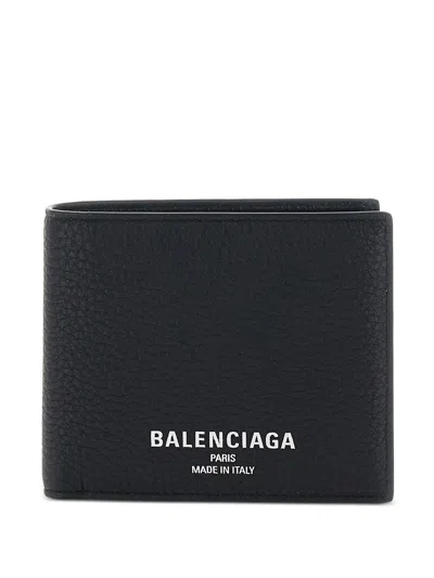 Balenciaga Mini Folded Wallet For Men In Purple