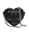 Balenciaga Borsa Le Cagole Heart Mini  Da Donna In Nero In Black