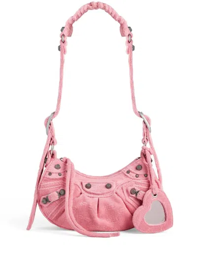 Balenciaga Pink Light Pink Le Cagole Shoulder Bag