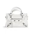 Balenciaga Le City Mini Leather Top-handle Bag In White