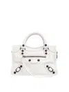 Balenciaga Le City Mini Leather Top-handle Bag In Beige