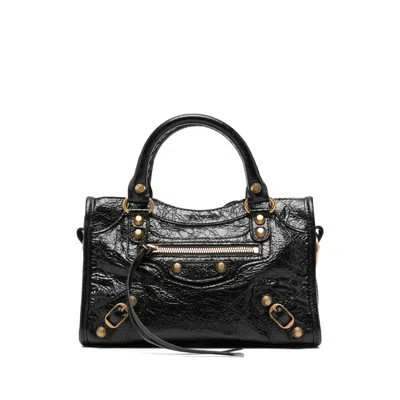 Balenciaga Mini Le City Tote Bag In Black