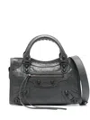 Balenciaga Mini Le City Tote Bag In Gray