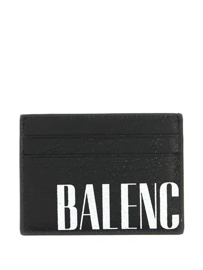 Balenciaga Mini Leather Coin Purse In Black