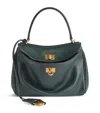 Balenciaga Mini Leather Rodeo Top-handle Bag In Green