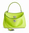 Balenciaga Mini Leather Rodeo Top-handle Bag In Yellow