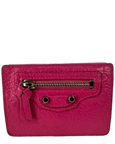 Pre-owned Balenciaga Mini Neo Classic City Wallet (authentic Pre-loved)