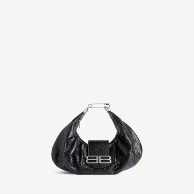 Balenciaga Mini Paintmethe Shou Handbag In Black