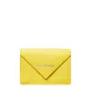 Balenciaga Mini Paper Wallet In Yellow