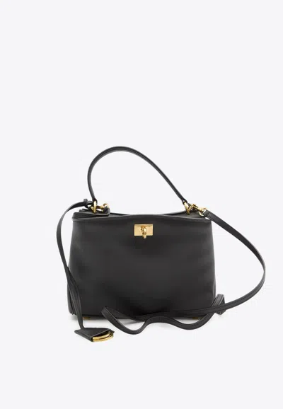 BALENCIAGA MINI RODEO LEATHER TOP HANDLE BAG