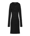 Balenciaga Mini Round-neck Dress In Black