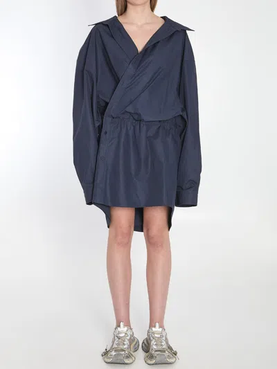 BALENCIAGA MINI SHIRT DRESS