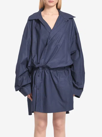 BALENCIAGA MINI SHIRT DRESS