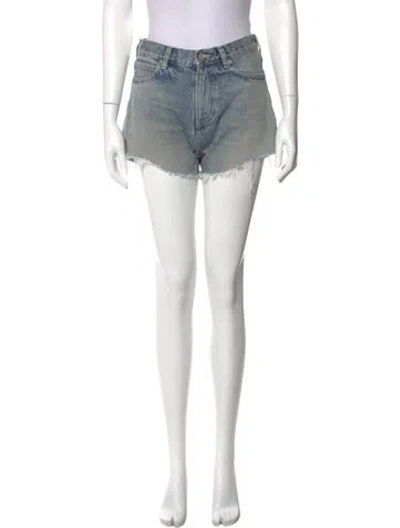 Pre-owned Balenciaga Mini Shorts In Blue