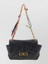 Balenciaga Mini Shoulder Bag Chain Strap In Black