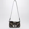 Balenciaga Mini Shoulder Handbag With Crocodile And Python Detailing In Multicolor
