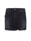 Balenciaga Mini Skirt City In Black
