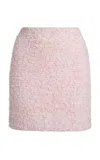 Balenciaga Pink Cotton Blend Tweed Mini Skirt In Pink