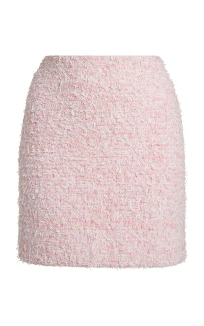 BALENCIAGA COTTON TWEED MINI SKIRT