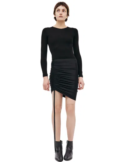 BALENCIAGA MINI SKIRT WITH GATHERS
