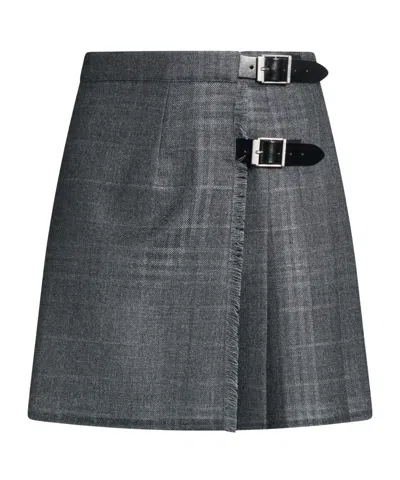 Balenciaga Mini Skirts In Gray
