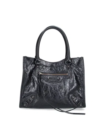 Balenciaga Mini Tote Bag "le City" In Brown