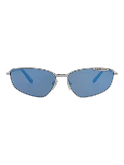 Balenciaga Mini Unisex Sunglasses In Blue