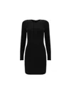 Balenciaga Mini Dress In Black