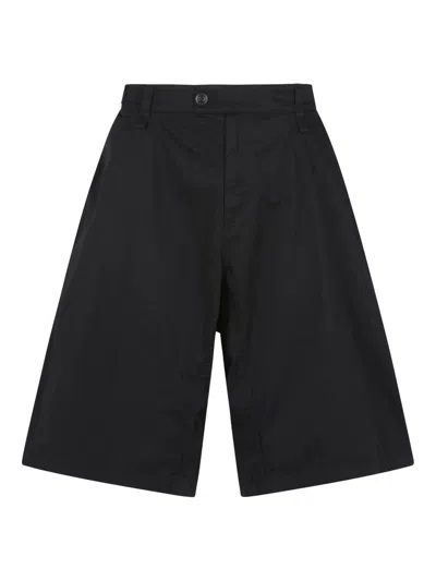 Balenciaga Minimal Cargo Shorts In Black