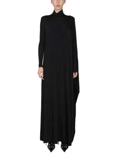 Balenciaga Minimal Maxi Dress In Black