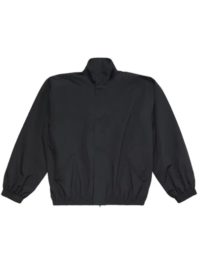 Balenciaga Minimal Oversized Jacket In Black