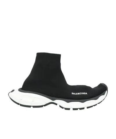 Balenciaga Minimalist Knit Sock Boots In Black