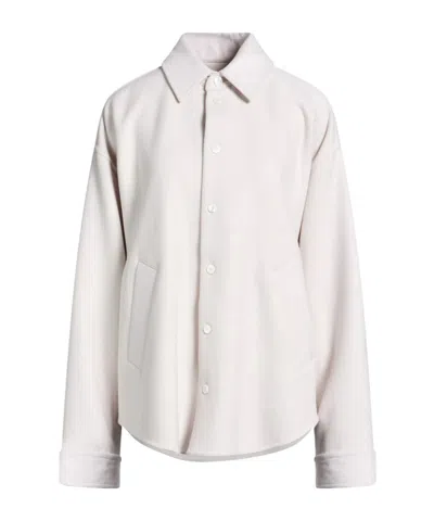 Balenciaga Minimalist Single-breasted Coat In Gray