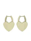 Balenciaga Minnie Earrings In Green