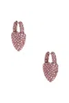 Balenciaga Minnie Earrings In Pink