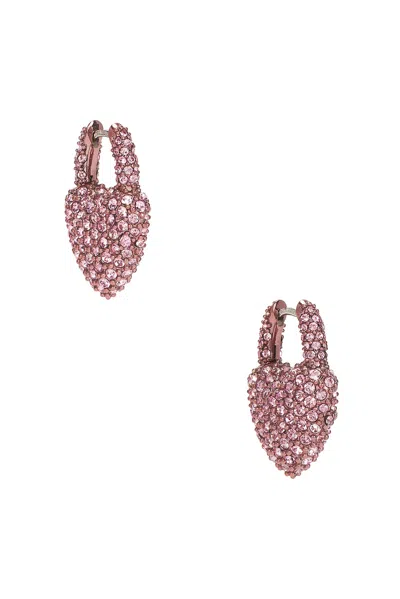 Balenciaga Minnie Earrings In Pink