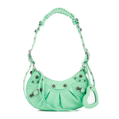 Balenciaga Mint Green Le Cagole Xs Shoulder Bag