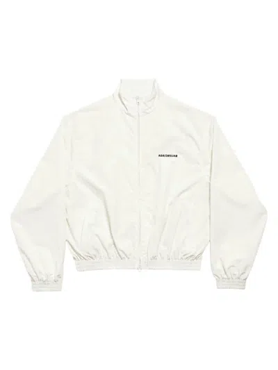 Balenciaga Mirror Regular Tracksuit Jacket In White