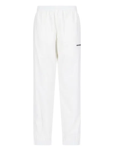 BALENCIAGA BALENCIAGA "MIRROR" TRACKSUIT BOTTOMS – WHITE