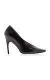 Balenciaga Duchesse Leather Pumps In Black