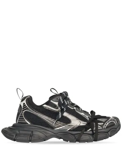 Balenciaga Modern Black Sneakers With Chunky Sole