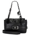 Balenciaga Black Modu Flap Medium Chain Bag In Black