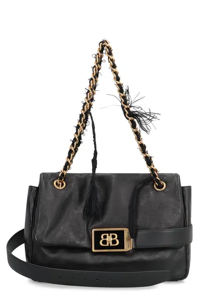 BALENCIAGA MODU LEATHER CROSSBODY BAG