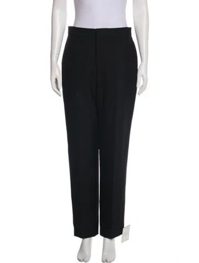 Pre-owned Balenciaga Mohair Straight Leg Pants W/ Tags In Black